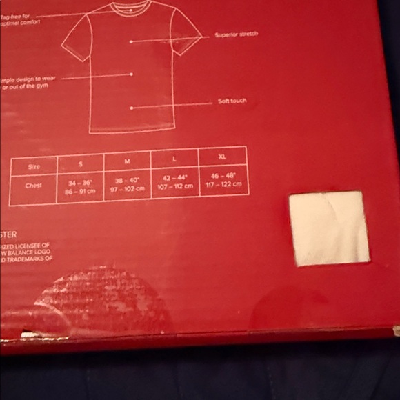 New Balance White Premium Cotton Crew Neck Tee. 3 pack - Picture 3 of 3